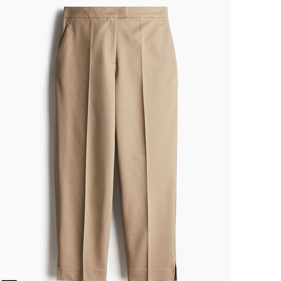 H&M Beige Women's Classic Trousers - Picture 4 of 7